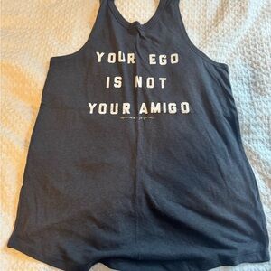 Spiritual Gangster Charcoal Halter Tank Top